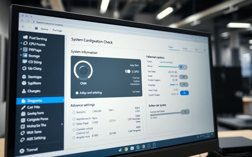 system configuration check